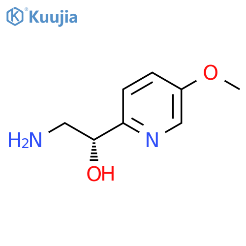 (1R)-2-amino-1-(5-methoxypyridin-2-yl)ethan-1-ol structure