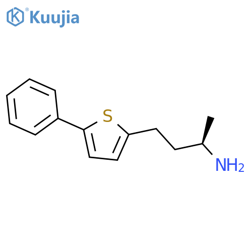 (2R)-4-(5-phenylthiophen-2-yl)butan-2-amine structure