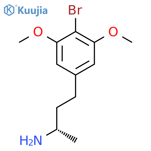 (2S)-4-(4-bromo-3,5-dimethoxyphenyl)butan-2-amine structure