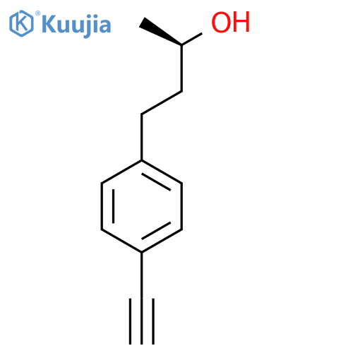 (2R)-4-(4-ethynylphenyl)butan-2-ol structure