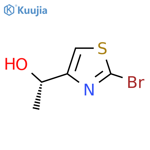 (1S)-1-(2-bromo-1,3-thiazol-4-yl)ethan-1-ol structure