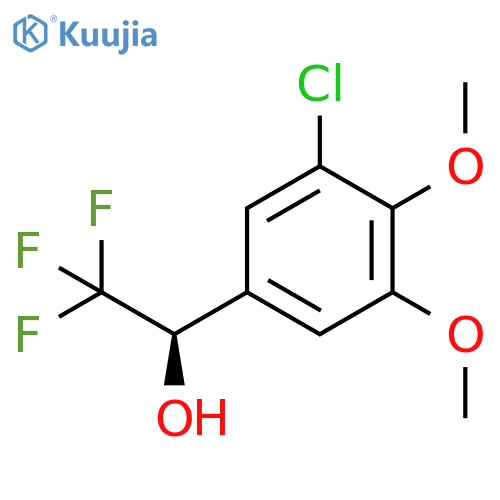 (1R)-1-(3-chloro-4,5-dimethoxyphenyl)-2,2,2-trifluoroethan-1-ol structure