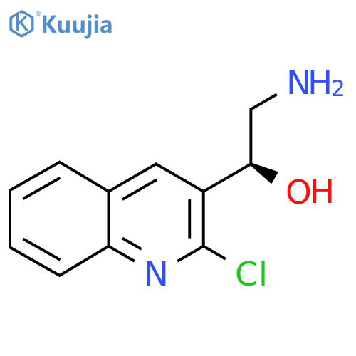(1S)-2-amino-1-(2-chloroquinolin-3-yl)ethan-1-ol structure