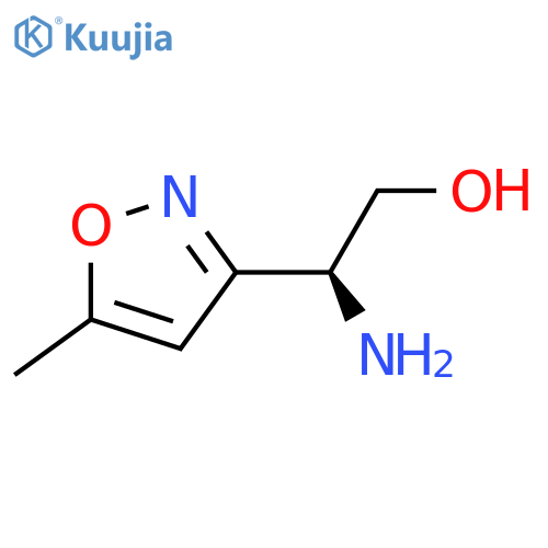 (2S)-2-amino-2-(5-methyl-1,2-oxazol-3-yl)ethan-1-ol structure