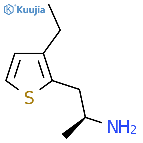 (2S)-1-(3-ethylthiophen-2-yl)propan-2-amine structure