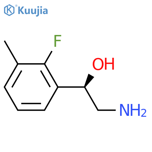 (1R)-2-amino-1-(2-fluoro-3-methylphenyl)ethan-1-ol structure