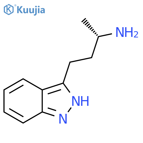 (2S)-4-(1H-indazol-3-yl)butan-2-amine structure