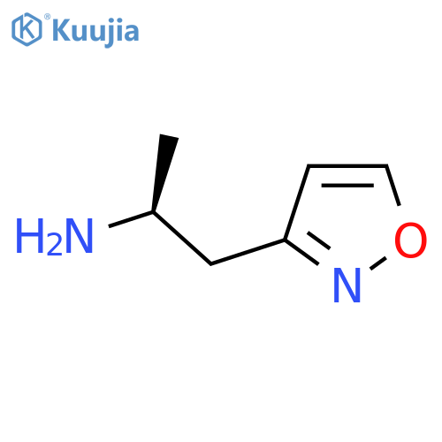 (2S)-1-(1,2-oxazol-3-yl)propan-2-amine structure