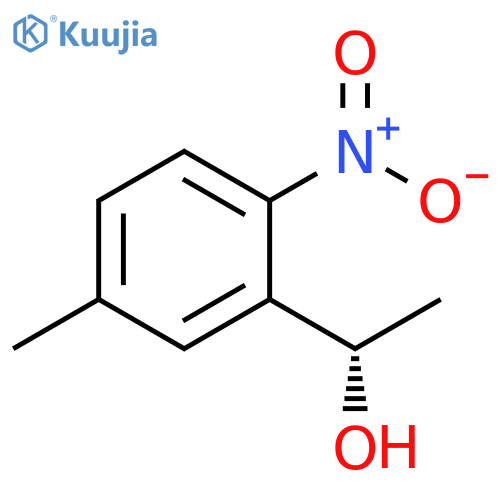 (1S)-1-(5-methyl-2-nitrophenyl)ethan-1-ol structure