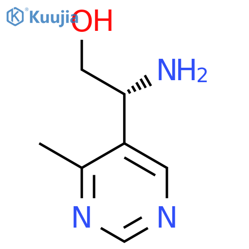 (2R)-2-amino-2-(4-methylpyrimidin-5-yl)ethan-1-ol structure