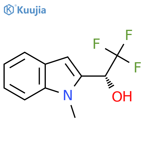 (1R)-2,2,2-trifluoro-1-(1-methyl-1H-indol-2-yl)ethan-1-ol structure