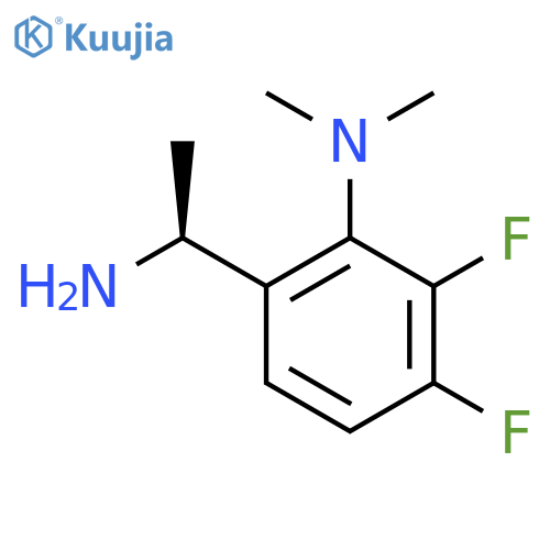 6-(1S)-1-aminoethyl-2,3-difluoro-N,N-dimethylaniline structure