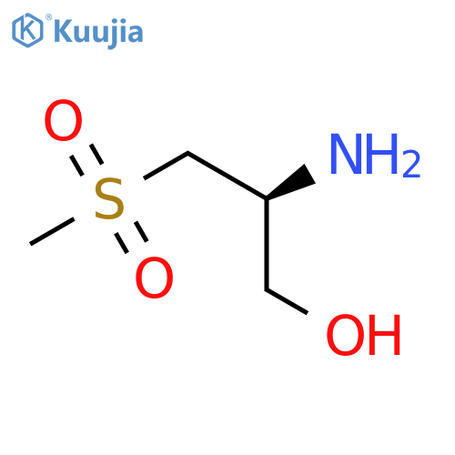 (2S)-2-amino-3-methanesulfonylpropan-1-ol structure