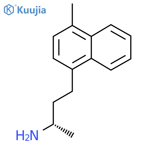 (2S)-4-(4-methylnaphthalen-1-yl)butan-2-amine structure