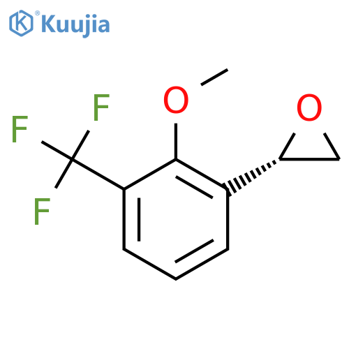 (2S)-2-2-methoxy-3-(trifluoromethyl)phenyloxirane structure