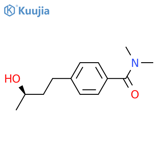 4-(3R)-3-hydroxybutyl-N,N-dimethylbenzamide structure