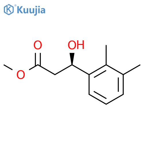 methyl (3R)-3-(2,3-dimethylphenyl)-3-hydroxypropanoate structure