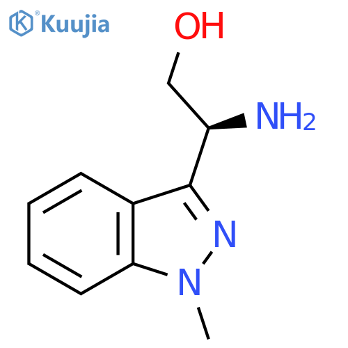 (2S)-2-amino-2-(1-methyl-1H-indazol-3-yl)ethan-1-ol structure