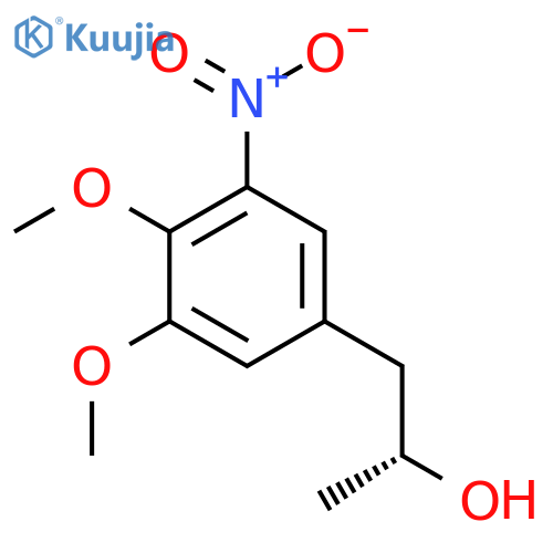 (2R)-1-(3,4-dimethoxy-5-nitrophenyl)propan-2-ol structure