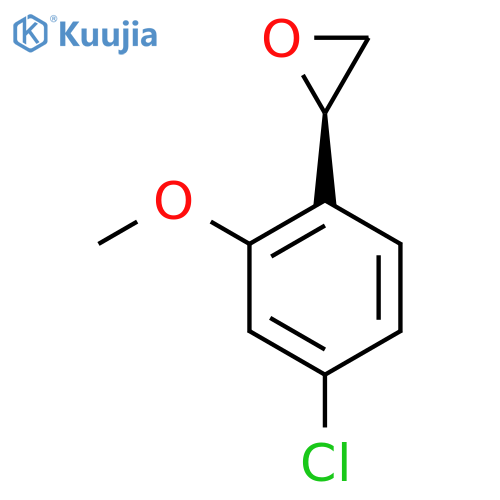 (2R)-2-(4-chloro-2-methoxyphenyl)oxirane structure