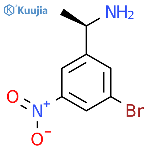 (1R)-1-(3-bromo-5-nitrophenyl)ethan-1-amine structure
