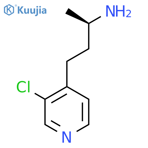 (2R)-4-(3-chloropyridin-4-yl)butan-2-amine structure