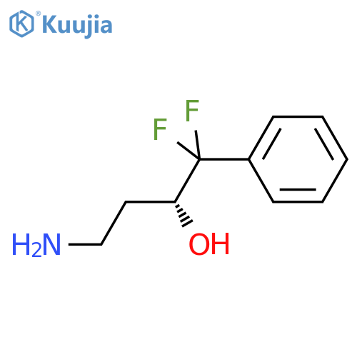 (2R)-4-amino-1,1-difluoro-1-phenylbutan-2-ol structure