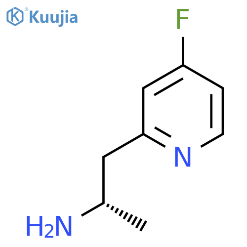 (2S)-1-(4-fluoropyridin-2-yl)propan-2-amine structure