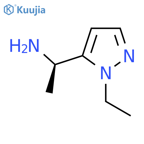 (1R)-1-(1-ethyl-1H-pyrazol-5-yl)ethan-1-amine structure
