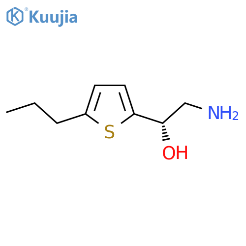 (1S)-2-amino-1-(5-propylthiophen-2-yl)ethan-1-ol structure