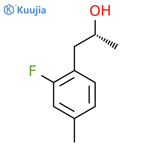 (2R)-1-(2-fluoro-4-methylphenyl)propan-2-ol structure