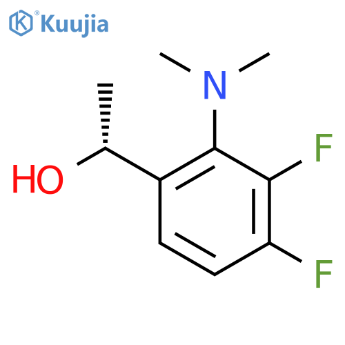 (1R)-1-2-(dimethylamino)-3,4-difluorophenylethan-1-ol structure