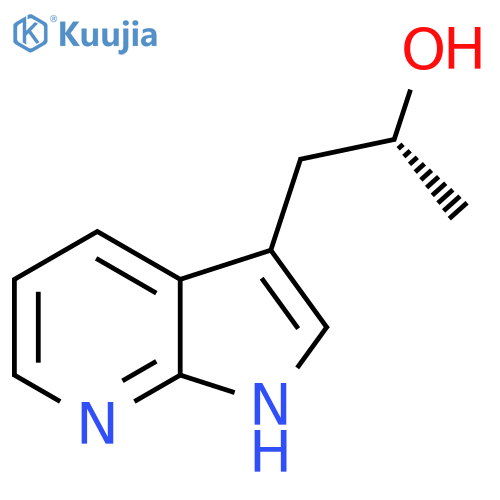 (2R)-1-{1H-pyrrolo2,3-bpyridin-3-yl}propan-2-ol structure