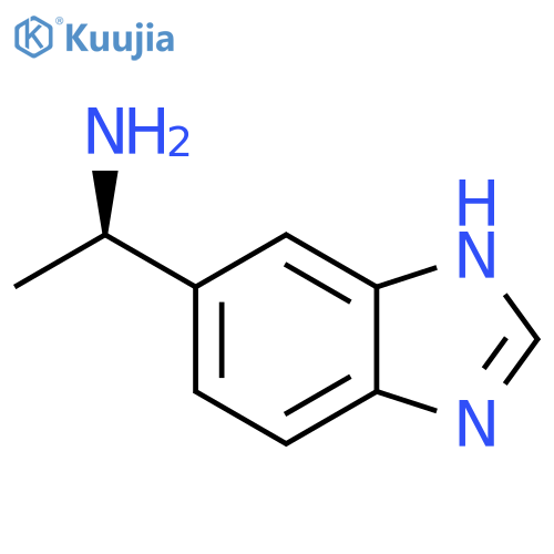 (1R)-1-(1H-1,3-benzodiazol-5-yl)ethan-1-amine structure