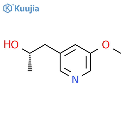 (2S)-1-(5-methoxypyridin-3-yl)propan-2-ol structure