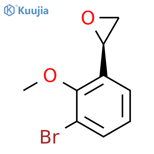 (2R)-2-(3-bromo-2-methoxyphenyl)oxirane structure