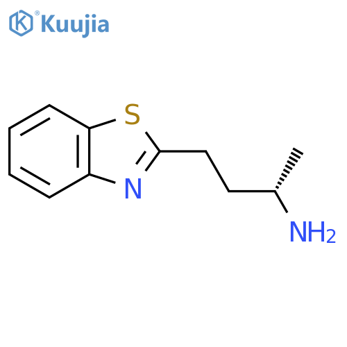 (2S)-4-(1,3-benzothiazol-2-yl)butan-2-amine structure