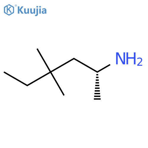 (2R)-4,4-dimethylhexan-2-amine structure