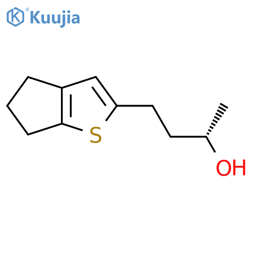 (2S)-4-{4H,5H,6H-cyclopentabthiophen-2-yl}butan-2-ol structure