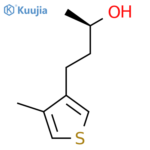 (2R)-4-(4-methylthiophen-3-yl)butan-2-ol structure