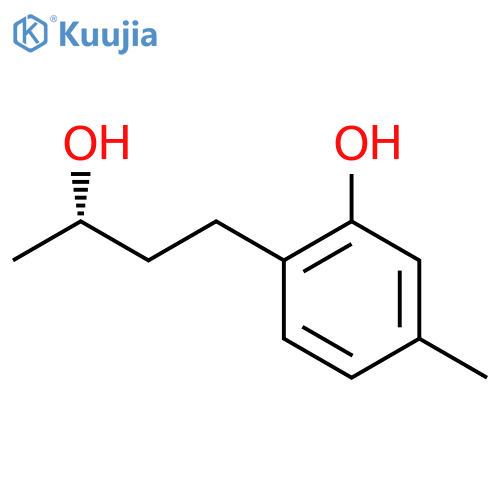 2-(3S)-3-hydroxybutyl-5-methylphenol structure