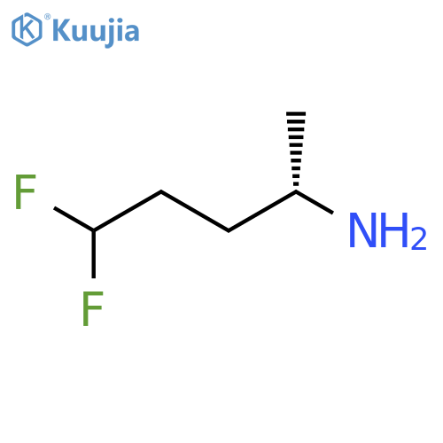 (2S)-5,5-difluoropentan-2-amine structure