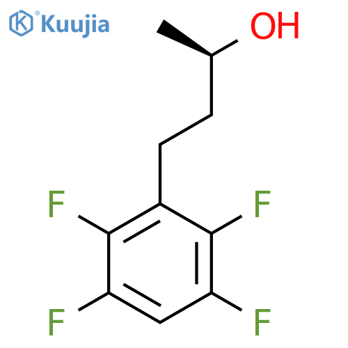 (2R)-4-(2,3,5,6-tetrafluorophenyl)butan-2-ol structure