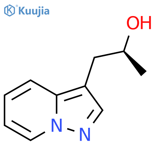 (2S)-1-{pyrazolo1,5-apyridin-3-yl}propan-2-ol structure