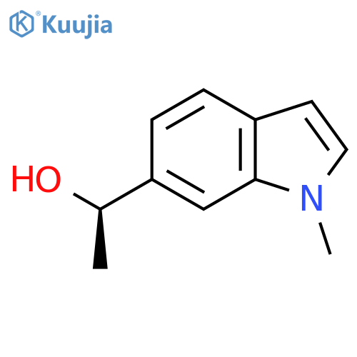 (1R)-1-(1-methyl-1H-indol-6-yl)ethan-1-ol structure