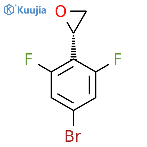 (2S)-2-(4-bromo-2,6-difluorophenyl)oxirane structure