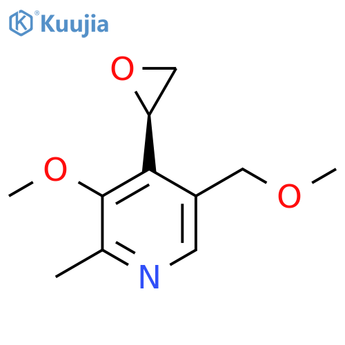 3-methoxy-5-(methoxymethyl)-2-methyl-4-[(2R)-oxiran-2-yl]pyridine structure