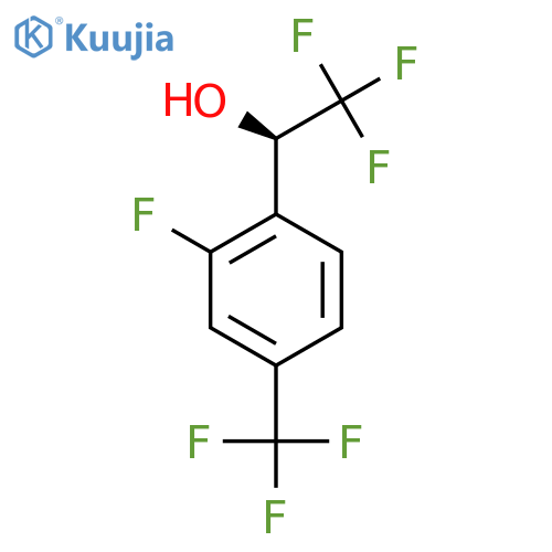 (1R)-2,2,2-trifluoro-1-2-fluoro-4-(trifluoromethyl)phenylethan-1-ol structure
