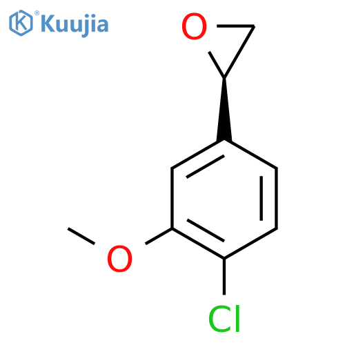 (2R)-2-(4-chloro-3-methoxyphenyl)oxirane structure