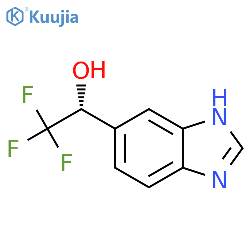 (1R)-1-(1H-1,3-benzodiazol-5-yl)-2,2,2-trifluoroethan-1-ol structure
